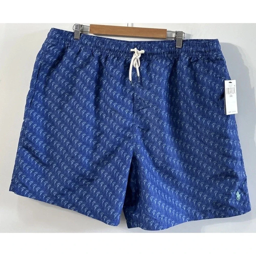 NWT Polo Ralph Lauren Men's‎ Traveler Swim Shorts Swordfish Sz 2XB $110 New